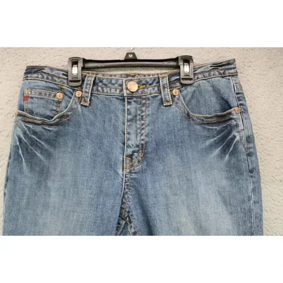 Seven Premier Denim Bootleg Women's Jeans-Size 16-Distressed - Picture 2 of 13